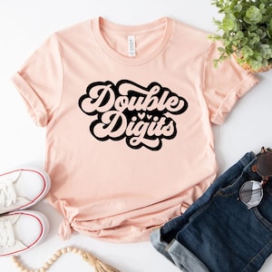 Shirt met dubbele cijfers