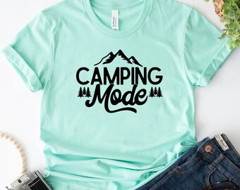 Shirt voor kampeermodus