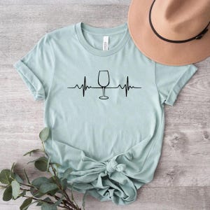 Wine Heartbeat Shirt