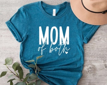 Mom Of Both Shirt, In My Mom Era Shirt, Boy and Girl Mom Shirt, Mom of Boys and Girls T-shirt, Mama Shirt, Mom Quotes Shirt, Mom Sayings Tee