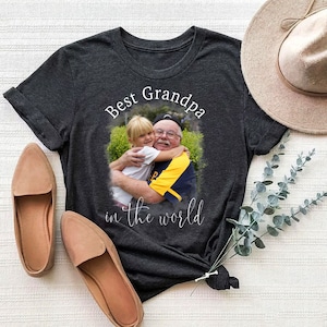 Custom Grandpa gift Shirt, Grandpa Shirt for Friend, Face Shirt Gift, Personalized Grandpa Photo Shirt, Personalized Grandpa gift