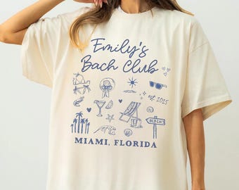 Custom Beach Bachelorette Shirts Beach Bride Shirt Coastal Bach Party Tshirt Summer Vacation Tee Matching Bach Club Shirts Tropical Getaway