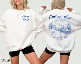 Anpassad skidresa-tröja: Aspen Möhippa Crewneck