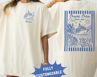 Custom Mediterranean Cruise Shirt Cruise Crew Vacation Tee Family Cruise Trip Matching Tshirt Summer Travel Gift Shirt
