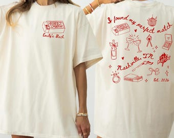 Perfect Match Bachelorette Shirt Custom Matching Bachelorette Party Tshirt Bridesmaid Gift She Found Her Perfect Match Team Bride Shirt