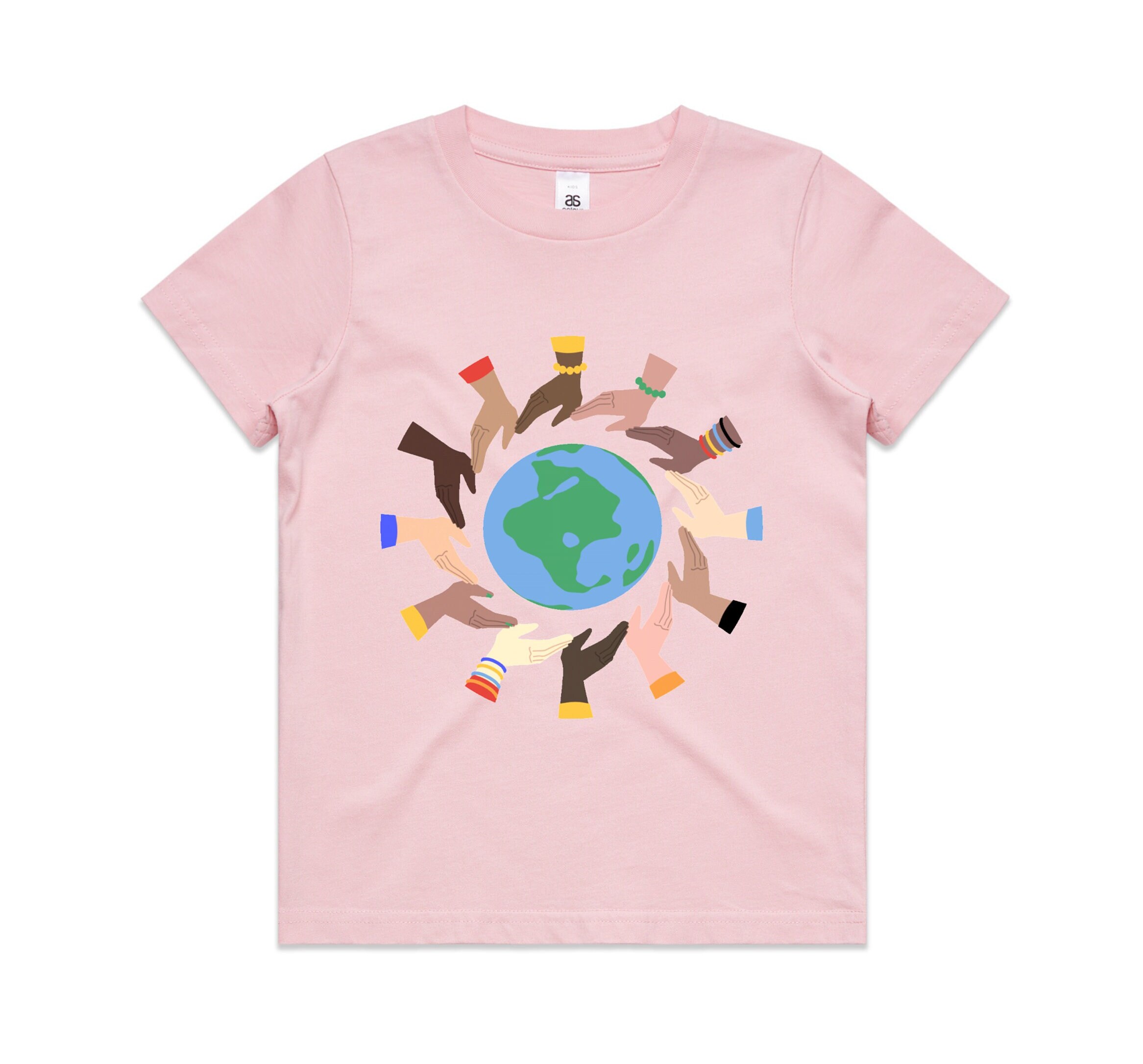 Kids T-shirt - World Hands - Etsy