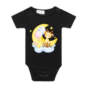 Moon Giraffe Baby Onesie Bodysuit