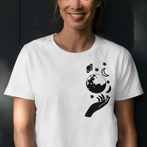 celestial giftful shirte-for him birthdaygirl shirte nature shirte arte celestial motheritis shirt celesti gifted T-shirt adulte unisexe
