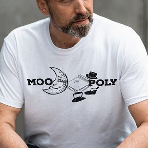 Monopoly Shirt Gifts boards art moon shirt monopoly boards custom Dad gifted tee-shirt adult humour shirt board games family night tshirt