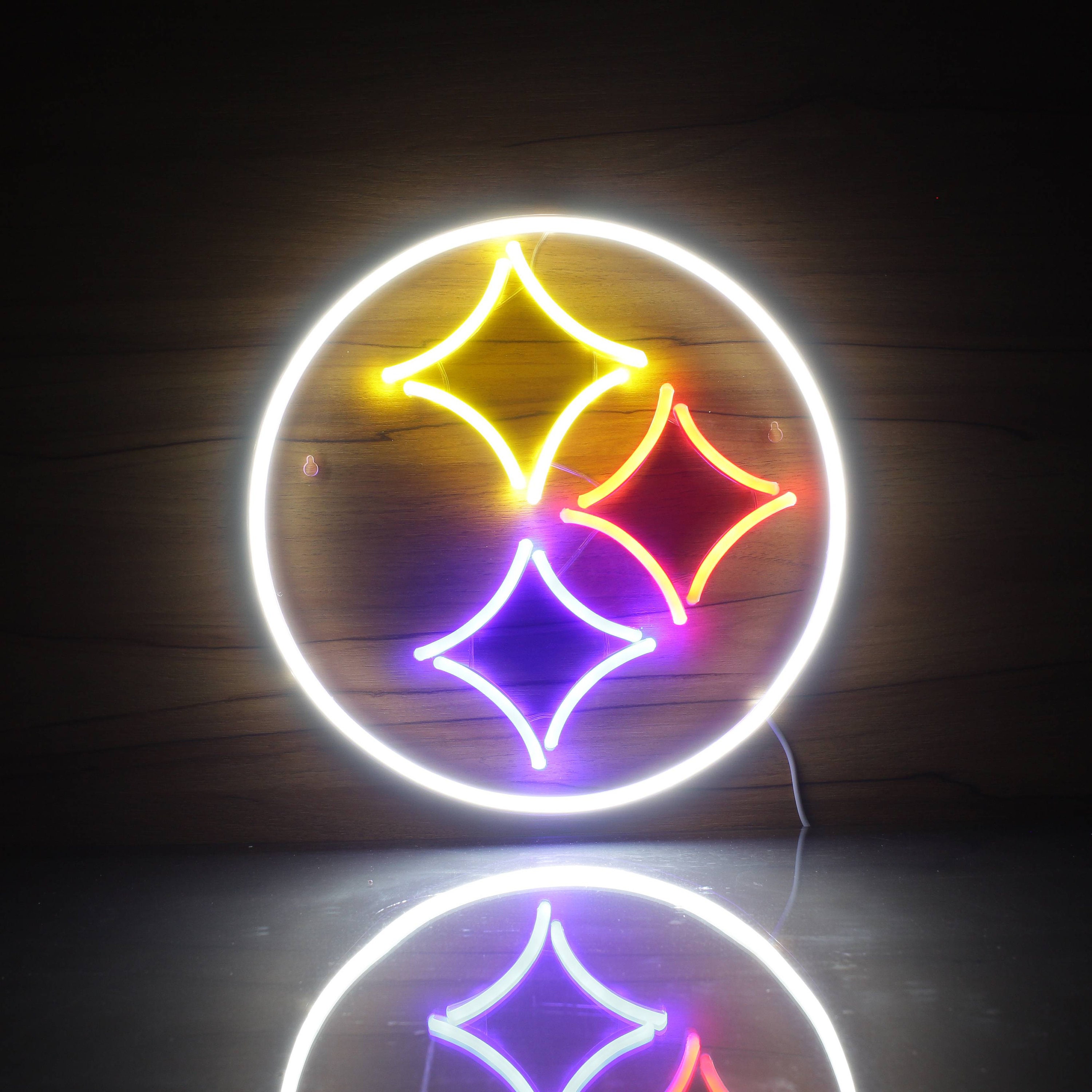 Pittsburgh Steelers Bar LED Neon Sign Light Sports Bar Wall Etsy