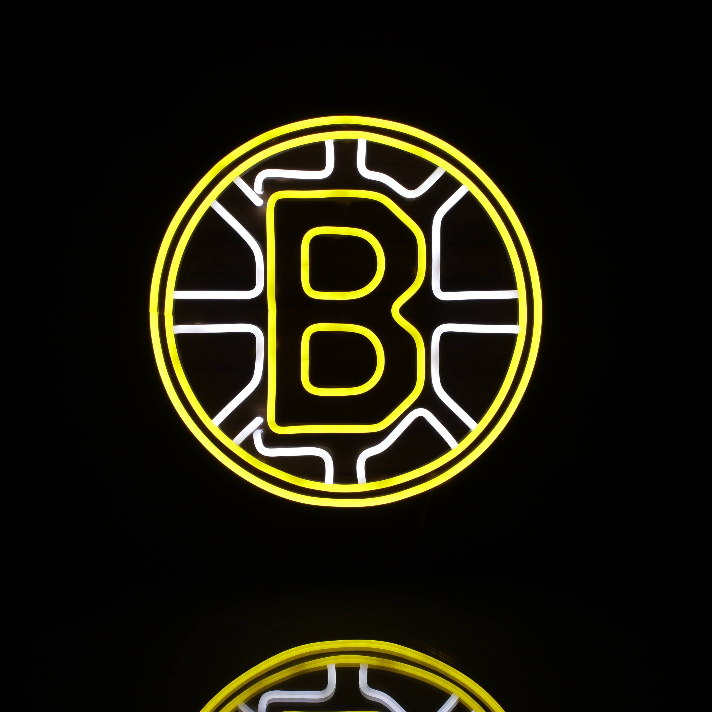 Boston Bruins LED Neon Sign Light Sports Bar Wall Sign Man Etsy