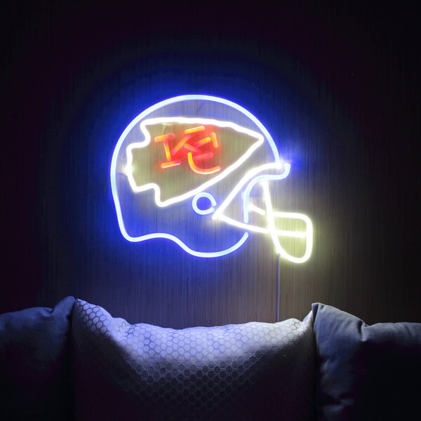 Nfl Helmet Wall Etsy