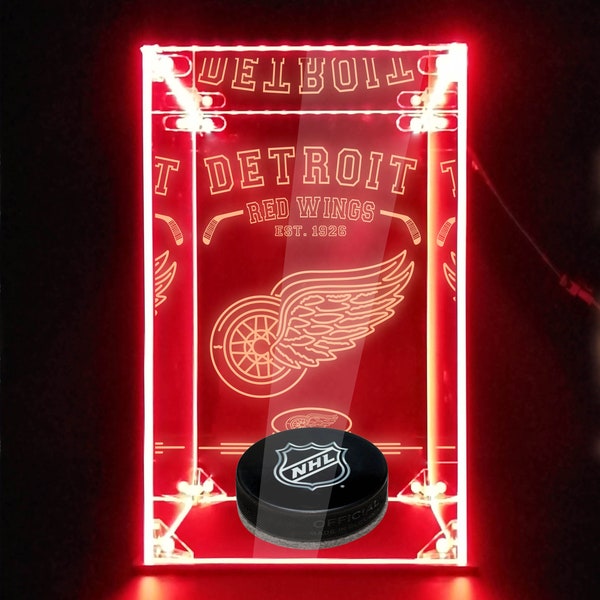 Hockey Puck Display Case Etsy