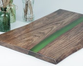 dark oak green, serving board, country house style, rustic, autumn, gift, solid wood, wood, board, wood, tray