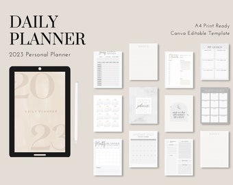 2023 Digital Planner PDF | 2023 Calendar | Self Care Journal | Workout ...