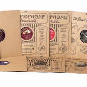 Música popular/clássica das décadas de 1930 a 1950. Conjunto de 9 discos de goma-laca.