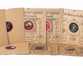 Musica popolare/classica degli anni '30-'50. Set di 9 dischi in gommalacca.