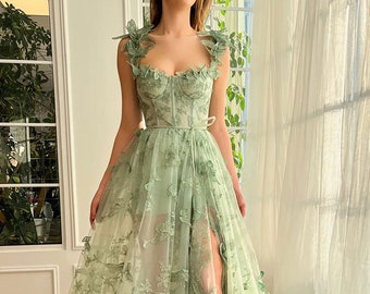Sage Prom Dress - Etsy