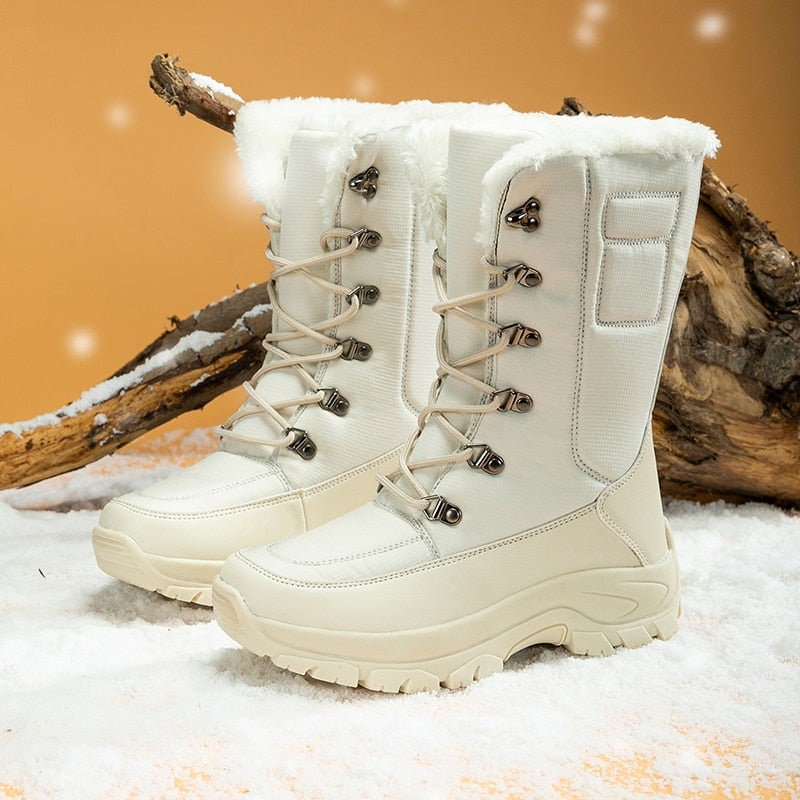 Verticca Women Winter Boots Waterproof Winter Mid-calf Snow Boots
