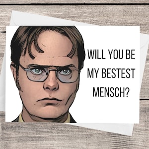 Funny Best Man Card, Dwight Card, Best Man Proposal, Groomsmen Proposal, Groomsman Proposal, Groomsmen Card, Groomsman Card, Groomsman Cards