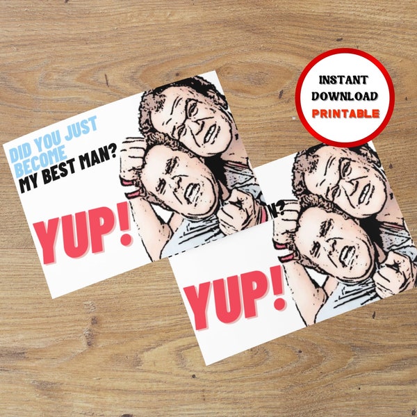 Funny Proposal Card, Step Brothers Card, Best Man Proposal, Groomsmen Proposal, Groomsman Proposal Card, Groomsmen Card, Groomsman Card,
