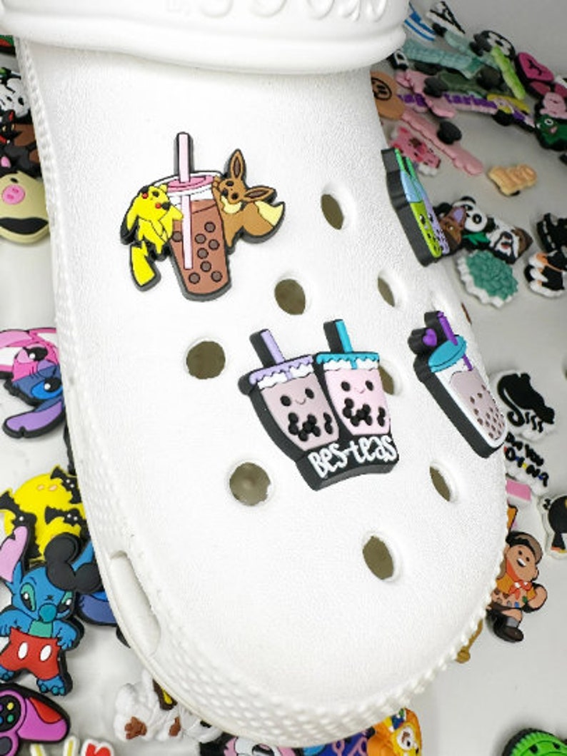 Boba Tea Croc Charms Shoe Accessories Boba Tea Charms Etsy Australia