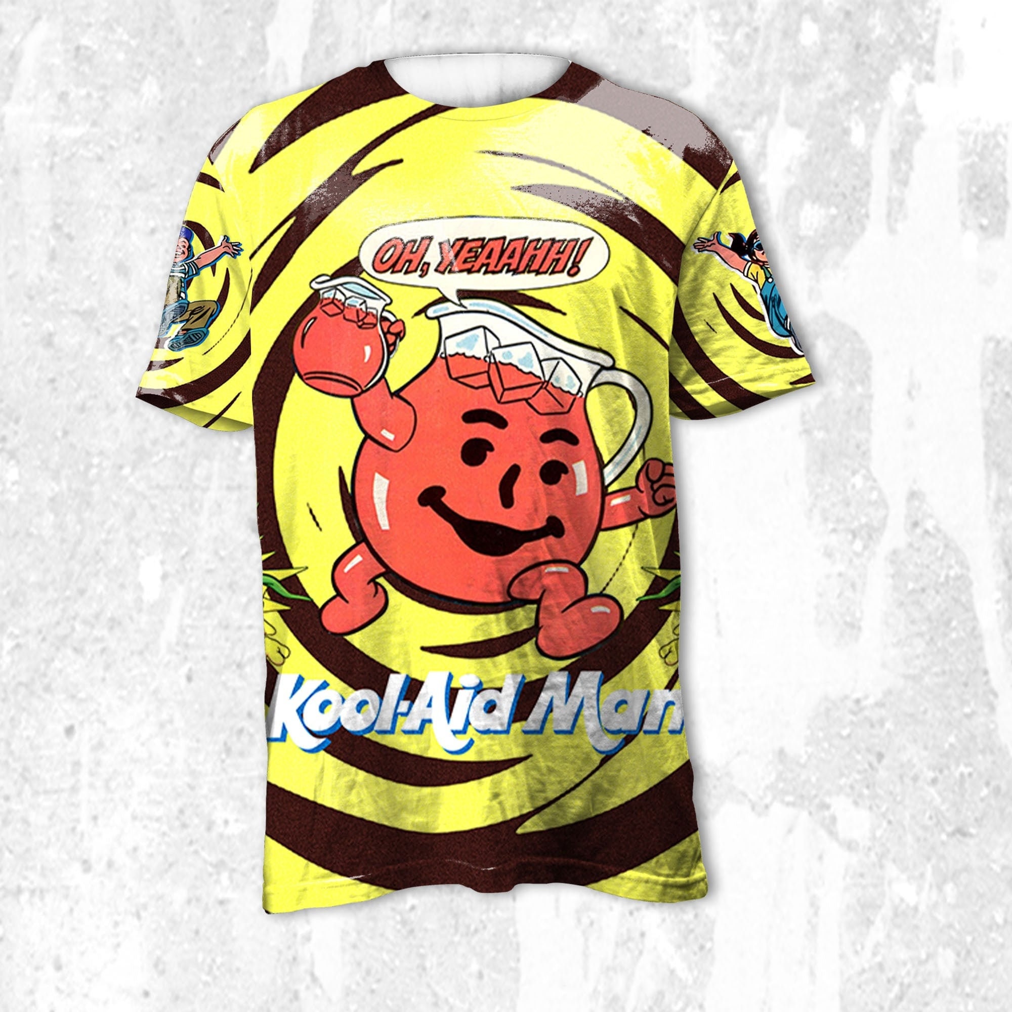 Kool Aid Man Spiral Custom Vintage 3D T shirt Kool Aid Tshirt