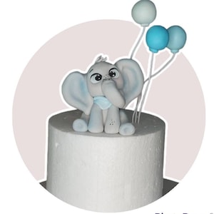 Decoración de baby shower de elefante para niño – Kit de arco de