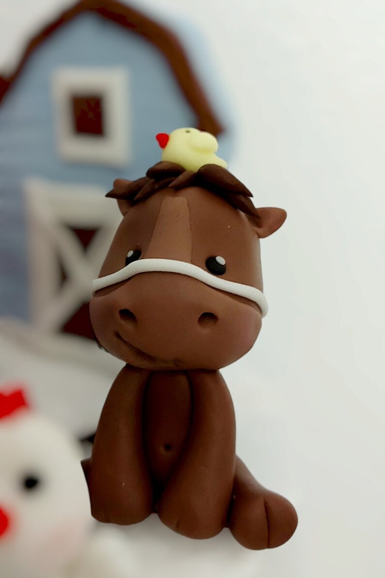 Boerderijset fondant taarttopper afbeelding 5