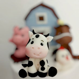 Boerderijset fondant taarttopper afbeelding 4