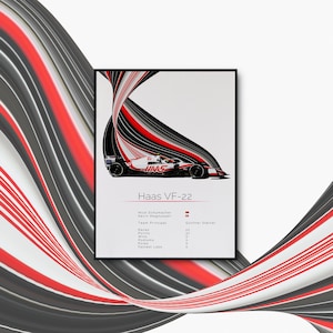Haas VF-22 Car Artwork - F1 2022 Collection