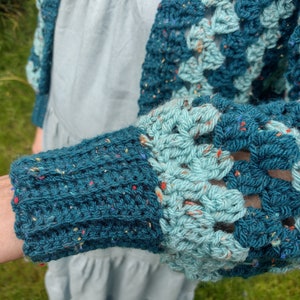 Custom - Handmade Granny Hexagon Cardigan¬
