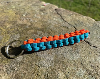 Gulf racing  paracord key chain