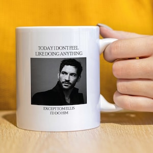Tom Ellis - Lucifer mug gift for her, Birthday gift, friend gift, office gift, work mug, ceramic mug, celebrity fan mug, fan merch