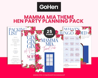 Mamma Mia Hen Party Planner / Giochi e itinerario degli ABBA (download digitale)