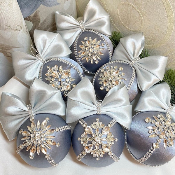 Silver Ornament Etsy