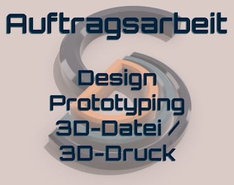 3D-Druck Auftragsarbeit (Design & Herstellung)