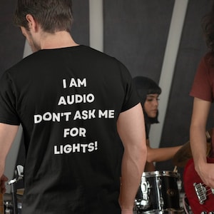 T-shirt regalo per ingegnere del suono per uomo e donna – T-shirt per ingegnere del suono – Maglietta per amante del tecnico del suono