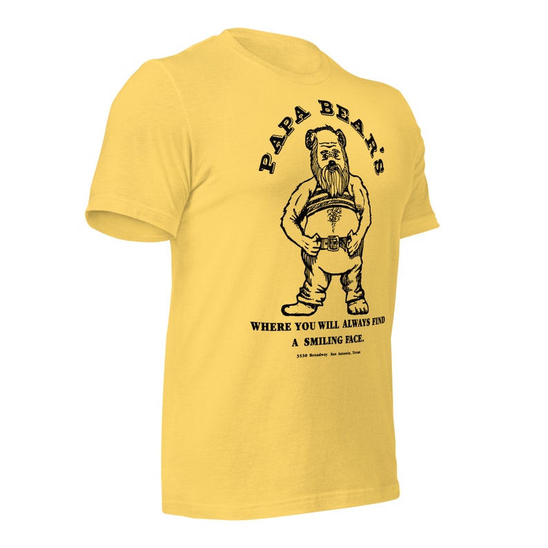 Gay Bear Shirt, Papa Bears Queer Bar Vintage Graphic Tee, Cute Cartoon Daddy Bear Pride T shirt, Retro Funny Gay Gifts