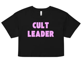Cult Leader Crop Top, Y2K The Cult T-Shirt, Funny Dark Shirt, Let's Start a Cult, Doomsday Cult Shirt, Nu Goth Grunge Goth Gift