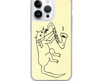 Jazz Rat iPhone case, Funny Cute Jazz Fan Gift, Animals iPhone gift - ignorant style