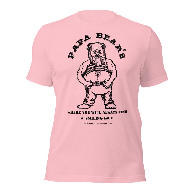 Gay Bear Shirt, Papa Bears Queer Bar Vintage Graphic Tee, Cute Cartoon Daddy Bear Pride T shirt, Retro Funny Gay Gifts