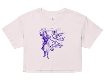 Gay Cowgirl Retro Rodeo Baby T, Lésbica Babytee cropped top, Western Sutil Lésbica Presente, Moda Lésbica Queer, WLW Femme Sutil Pride