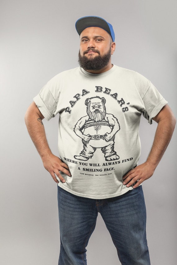 Gay Bear Shirt, Papa Bears Queer Bar Vintage Graphic Tee, Cute Cartoon Daddy Bear Pride T shirt, Retro Funny Gay Gifts