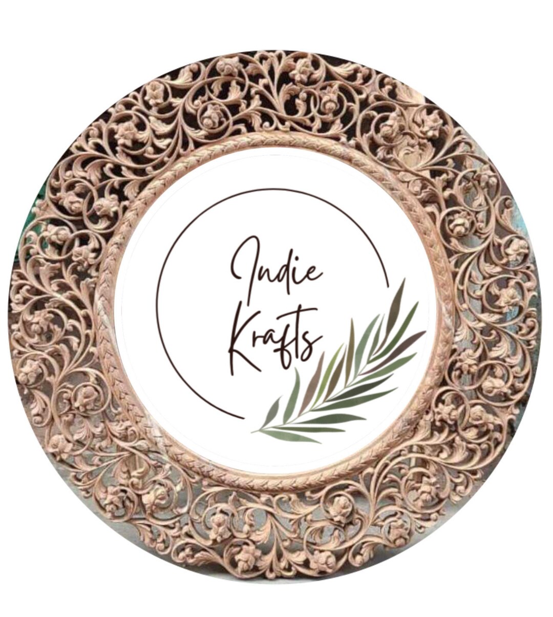 Wooden Wall Mirror Frame Hand Carved Wall Mirror Frame With Etsy