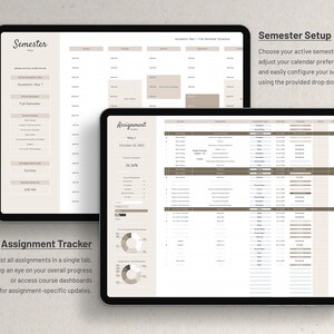 Ultimate Student Planner, Google Sheets Academic Digital Planner ...