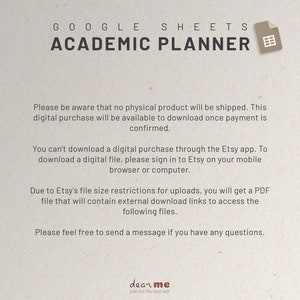 Ultimate Student Planner, Google Sheets Academic Digital Planner ...