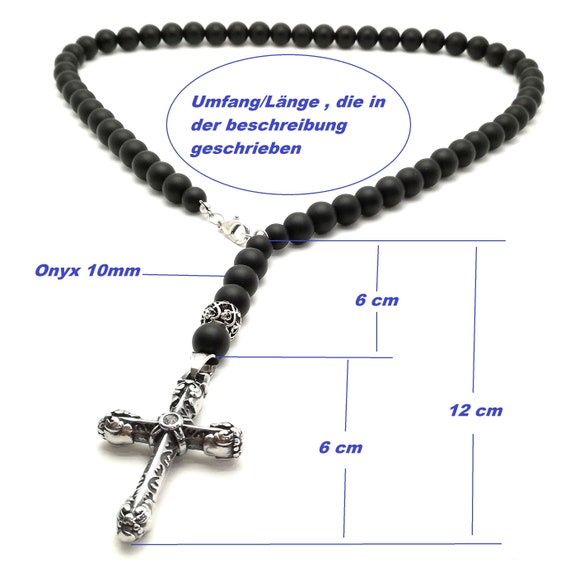 Lederhalsband Armband Lederkette geflochten Schwarz | Edelstahl-Hebeldruckverschluss Männer Herren Frauen Länge 18-70cm Stärke 3, 4, 5, 6mm. (1,4 Tsd.) ab 8,50