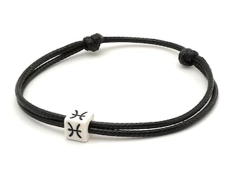 Zodiac Sign Bracelet, Ankle bracelet, Personalized Astrology Gift, Gift for Women, Knot bracelet, personalized gift for mom