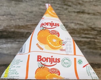 Bonjus Orange Juice (Lebanese Fruit Drink - Made in Lebanon)